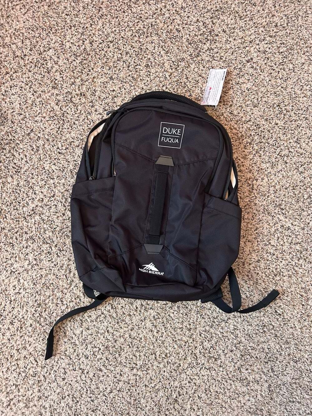 High Sierra Duke Fuqua Black Backpack